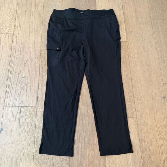 Greg Norman Collection Black Track Pants Relaxed Fit size large - Picture 1 of 3